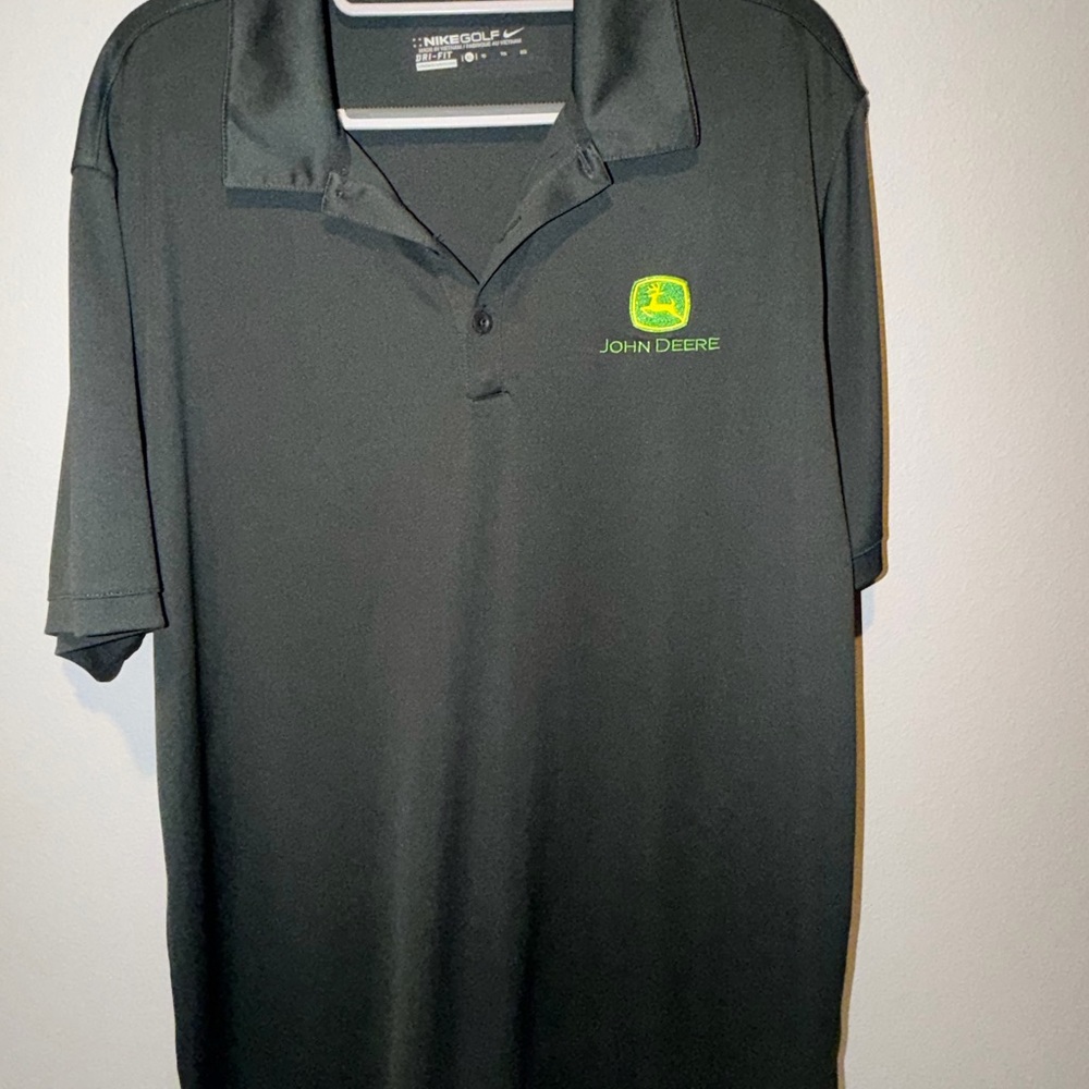 Nike Golf Dri-Fit Charcol Gray Polo Shirt